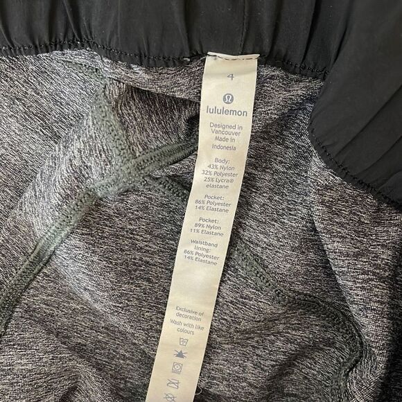 Lululemon Heathered Black On The Fly Pant *28" 4 - Picture 7 of 8